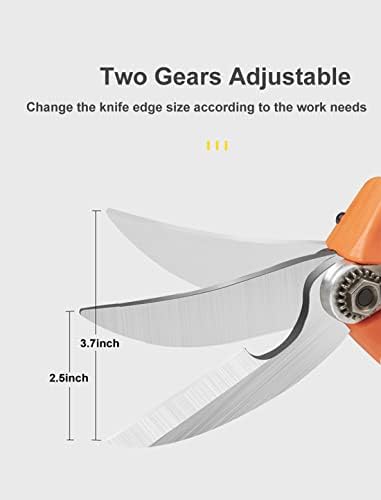 BIHOO Electric Kitchen Bone Scissors,16.8v Lithium Battery Heavy Duty Poultry Shears for Kitchen Cut Chicken Bones Vegetables Crab Legs - Image 4