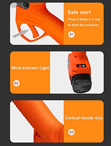 BIHOO Electric Kitchen Bone Scissors,16.8v Lithium Battery Heavy Duty Poultry Shears for Kitchen Cut Chicken Bones Vegetables Crab Legs - Image 3