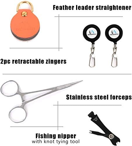 M MAXIMUMCATCH Maxcatch Extreme Graphite Fly Fishing Rod 4-Piece 9 Feet with IM6 Carbon Blank, Hard Chromed Guides, A Cork Grip (Size:3/4/5/6/7/8/10wt) - Image 7