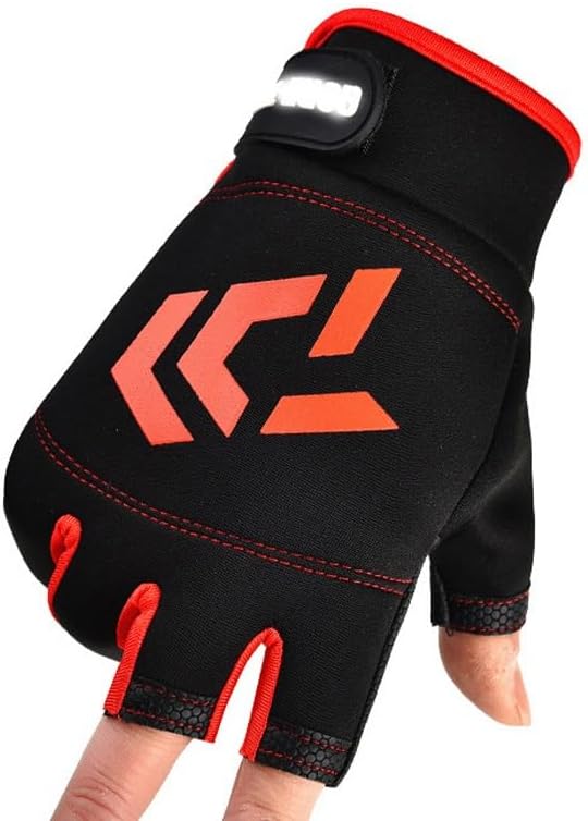 sgzyl Fishing Gloves -Thin Fishing Gloves Three-Finger Non-Slip Outdoor Gloves (Color : D, Size : Uniform Size) - Image 2