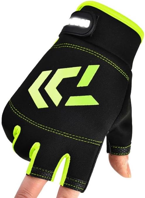 sgzyl Fishing Gloves -Thin Fishing Gloves Three-Finger Non-Slip Outdoor Gloves (Color : D, Size : Uniform Size) - Image 3