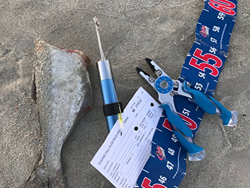 Cuda 7.5-Inch Mono/Braid Fishing Pliers with Integrated Tungsten Carbide Wire Cutters, Blue, Medium (18846) - Image 5