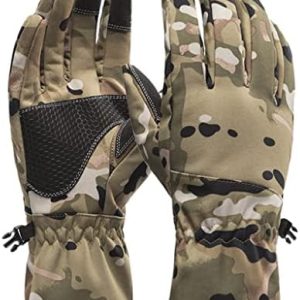 KTSCFS Winter Warm Non-Slip Fishing Gloves Waterproof Touch Screen Ski Camping Gloves