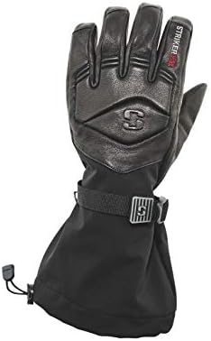 Striker Ice Combat Leather Ice Fishing Gloves, Waterproof Gloves with Thinsulate Insulation
